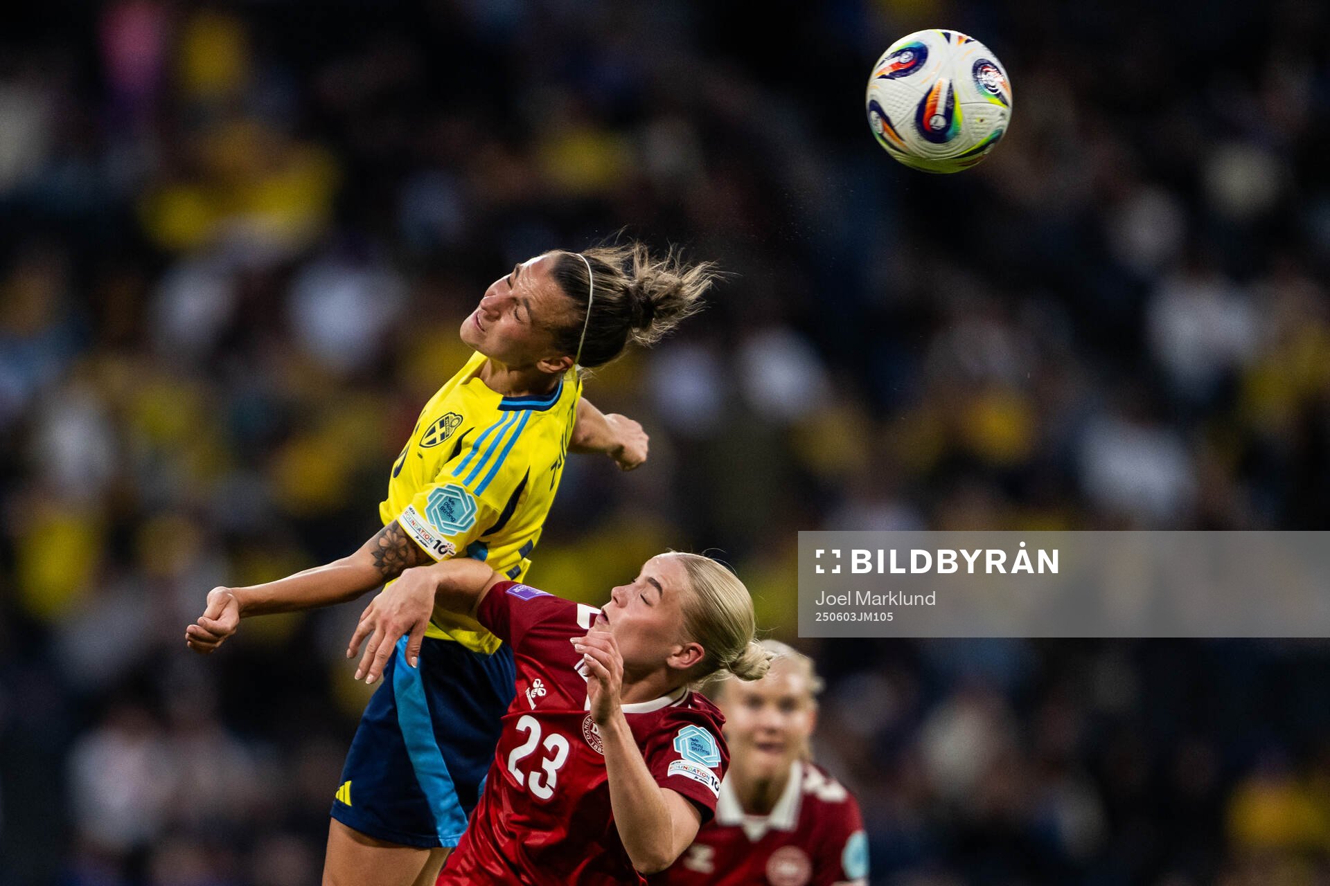 Julia Zigiotti Olme of Sweden and Cornelia Kramer of Denmark