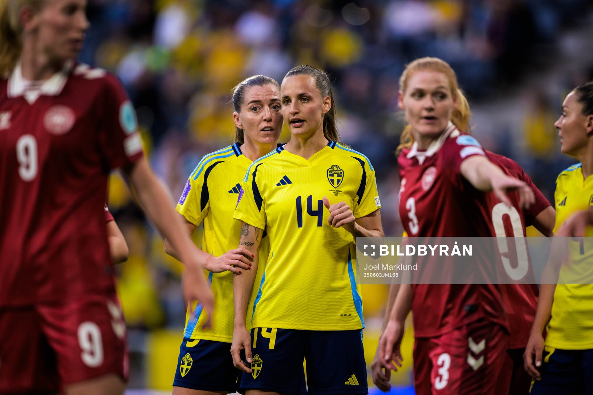 Linda Sembrant and Nathalie Björn of Sweden