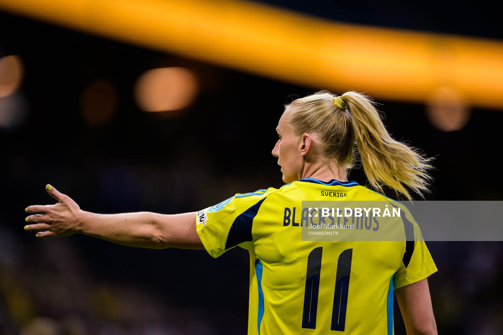 Stina Blackstenius of Sweden
