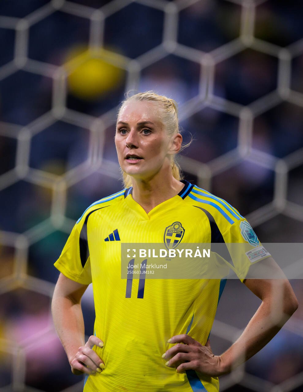Stina Blackstenius of Sweden