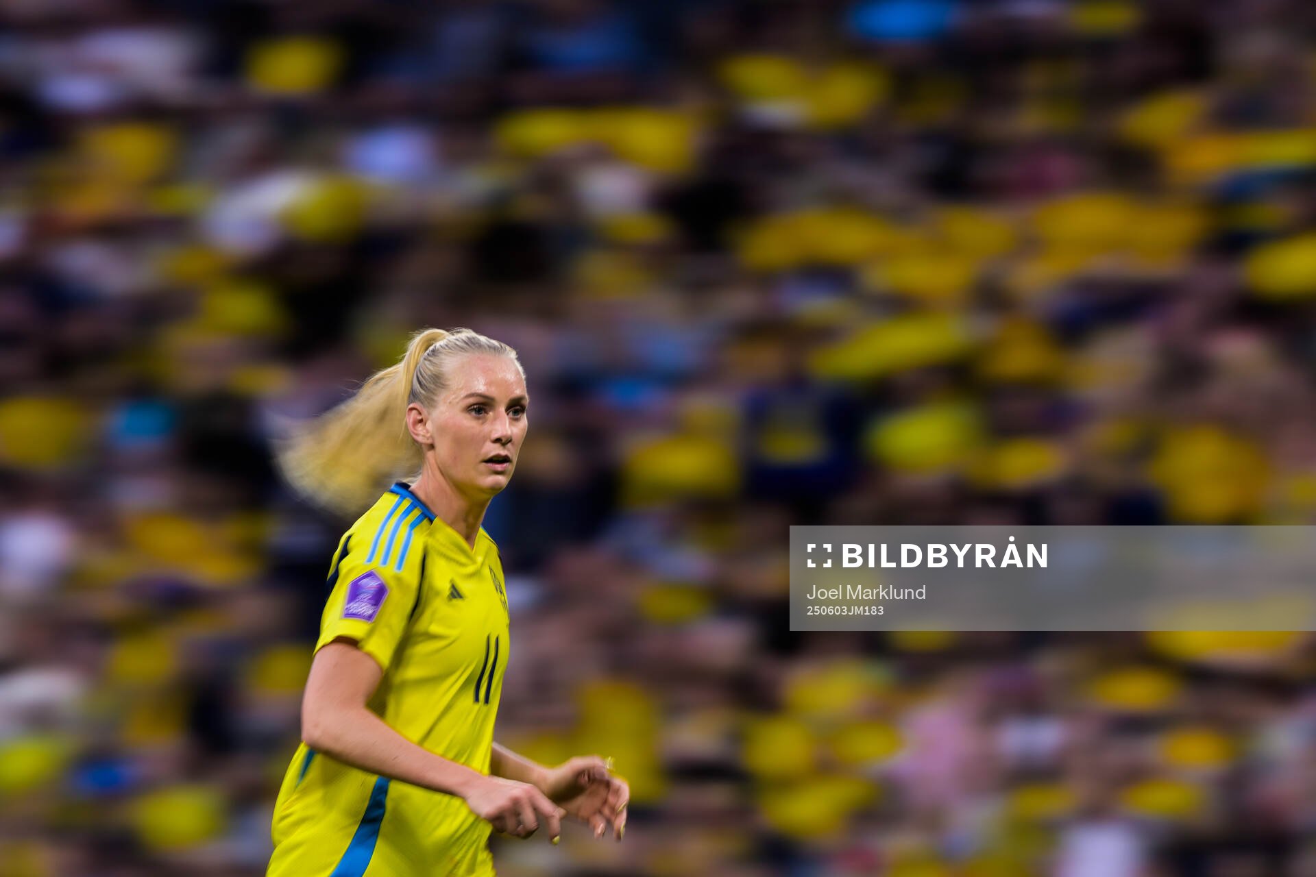 Stina Blackstenius of Sweden