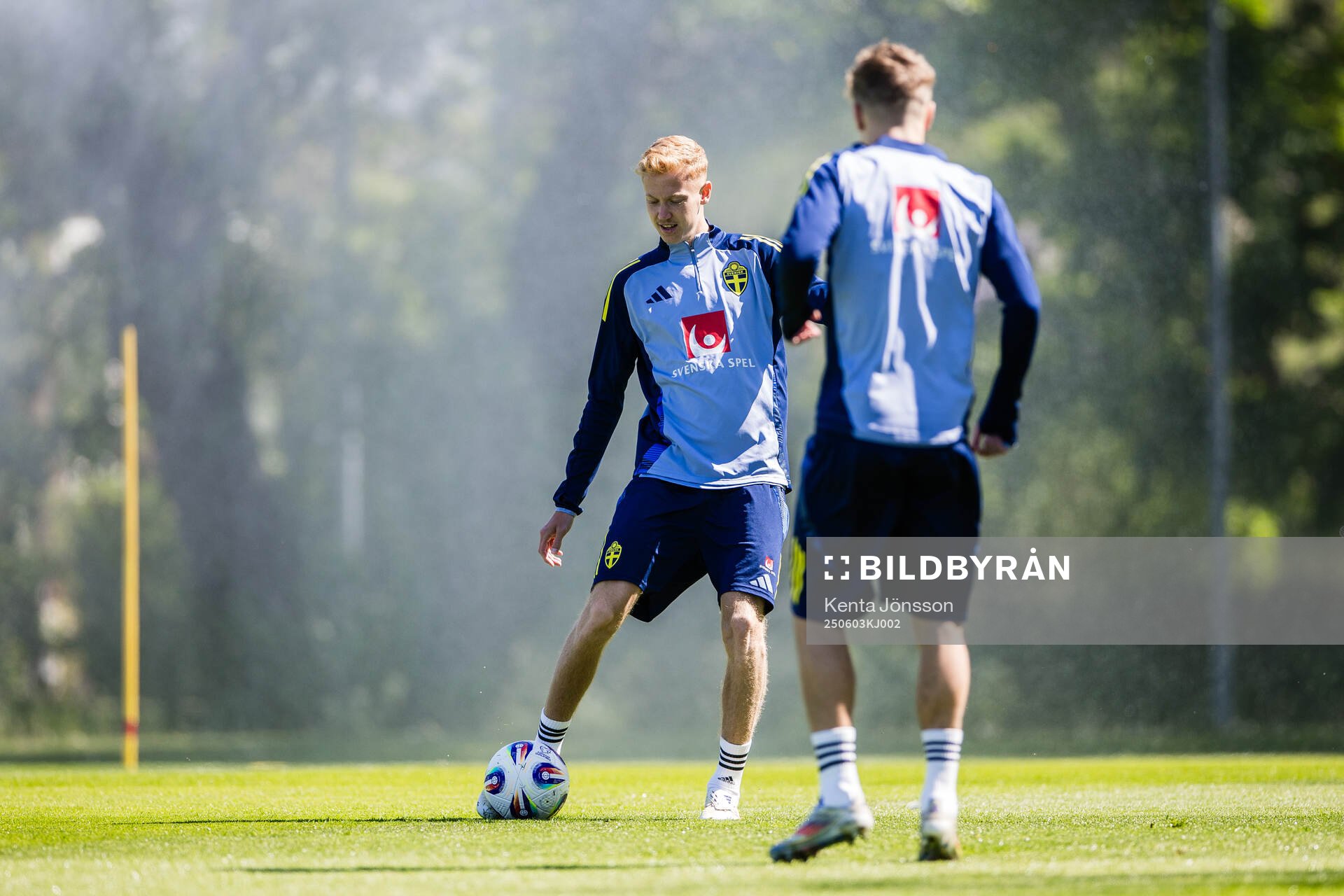 Hugo Larsson of the Swedish men's national football team