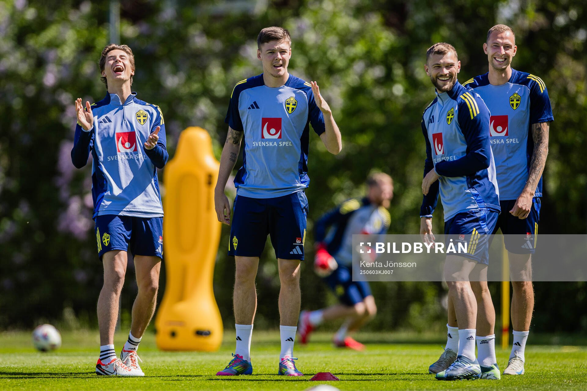 John Mellberg, Emil Holm, Jesper Karlström and Gustaf