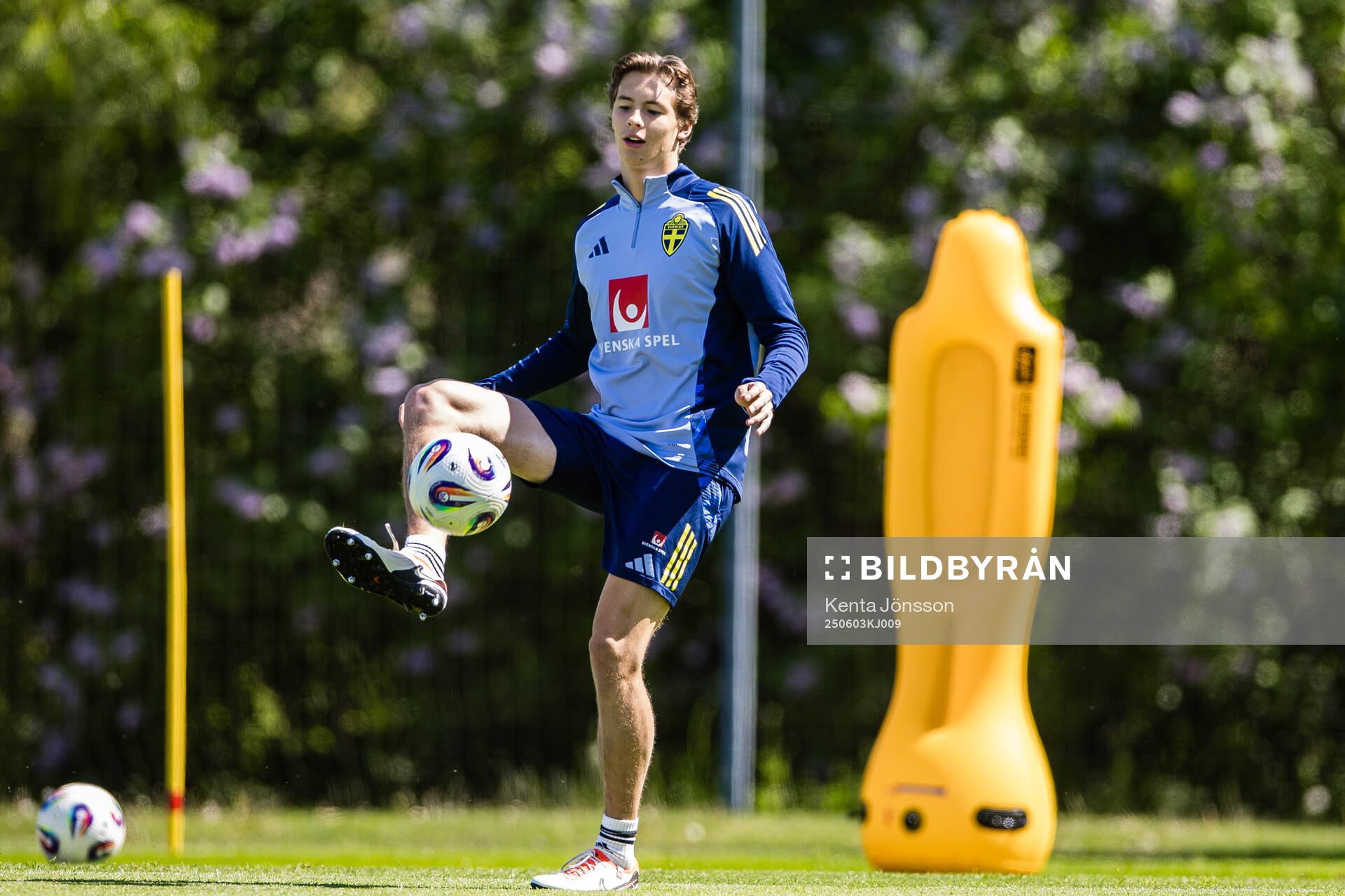 John Mellberg of the Swedish men's national football team