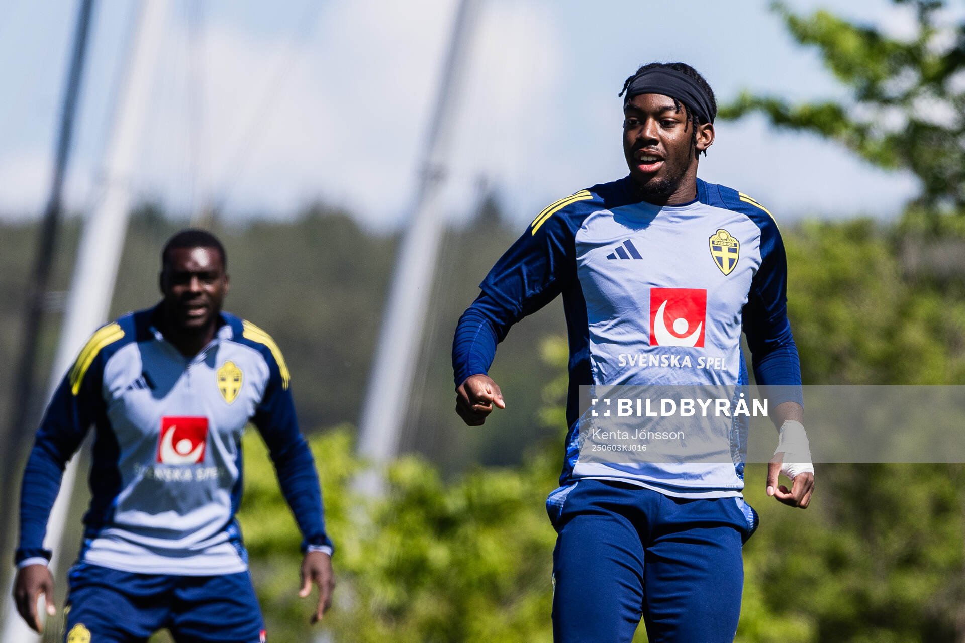 Anthony Elanga of the Swedish men's national football team