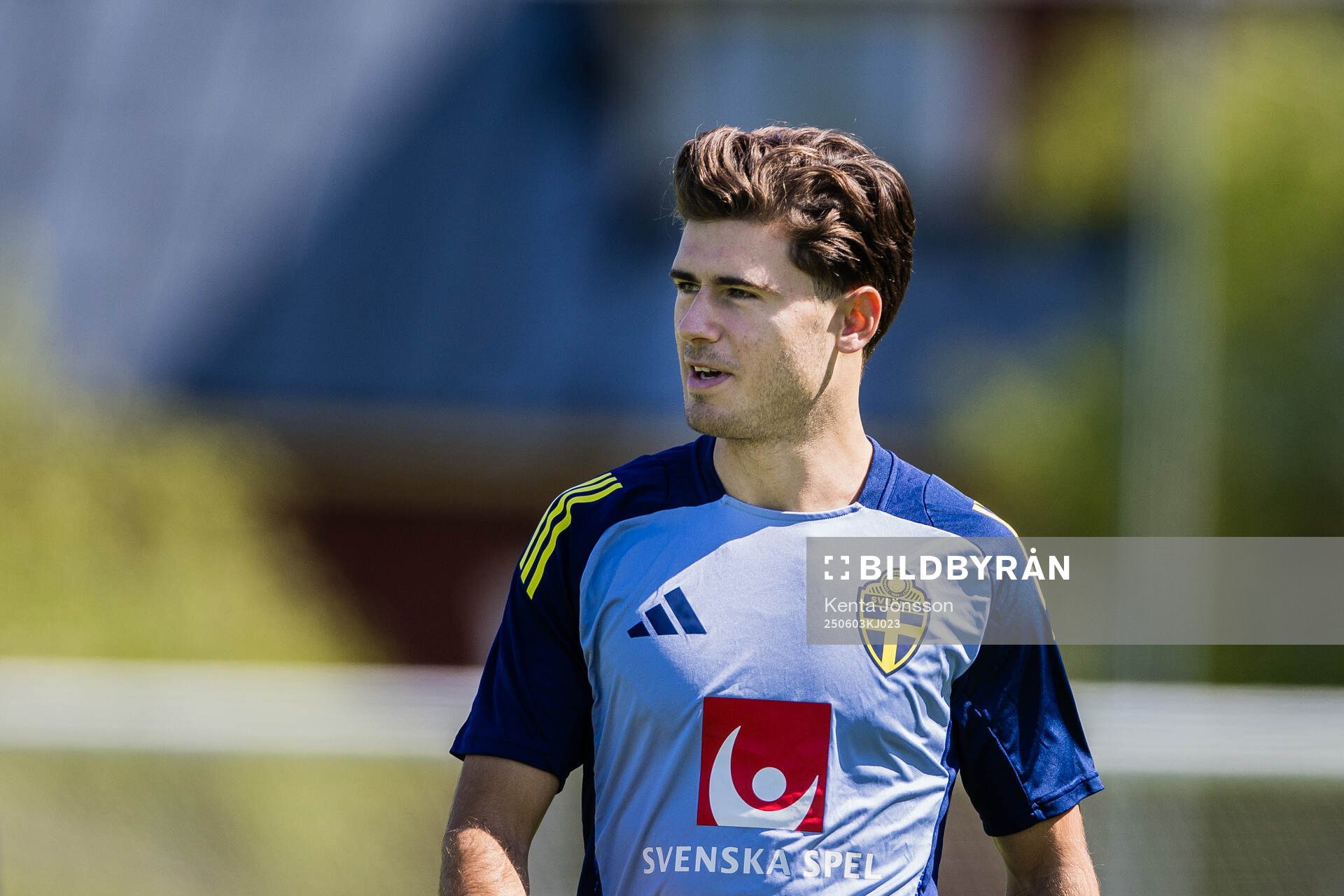 Besfort Zeneli of the Swedish men's national football team
