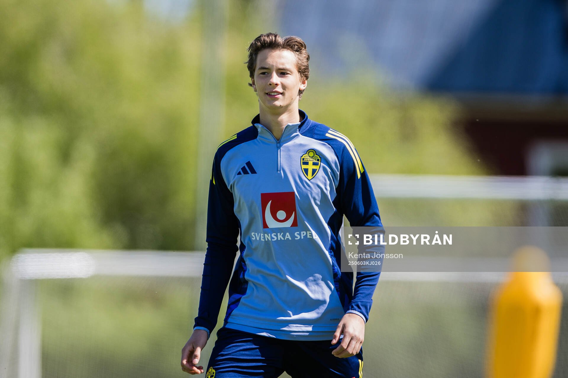 John Mellberg of the Swedish men's national football team