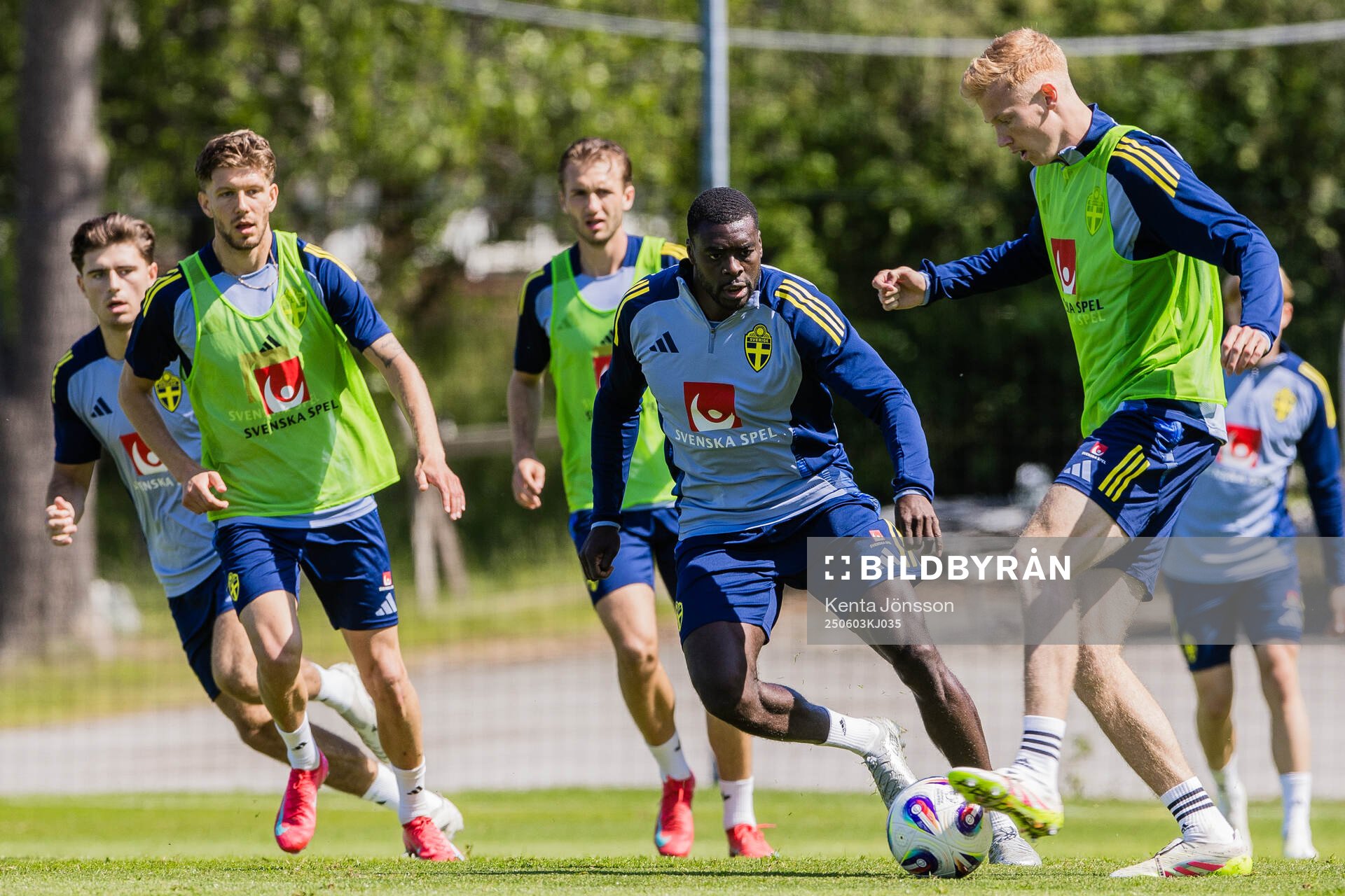 Anton Saletros, Ken Sema and Hugo Larsson of the Swedish