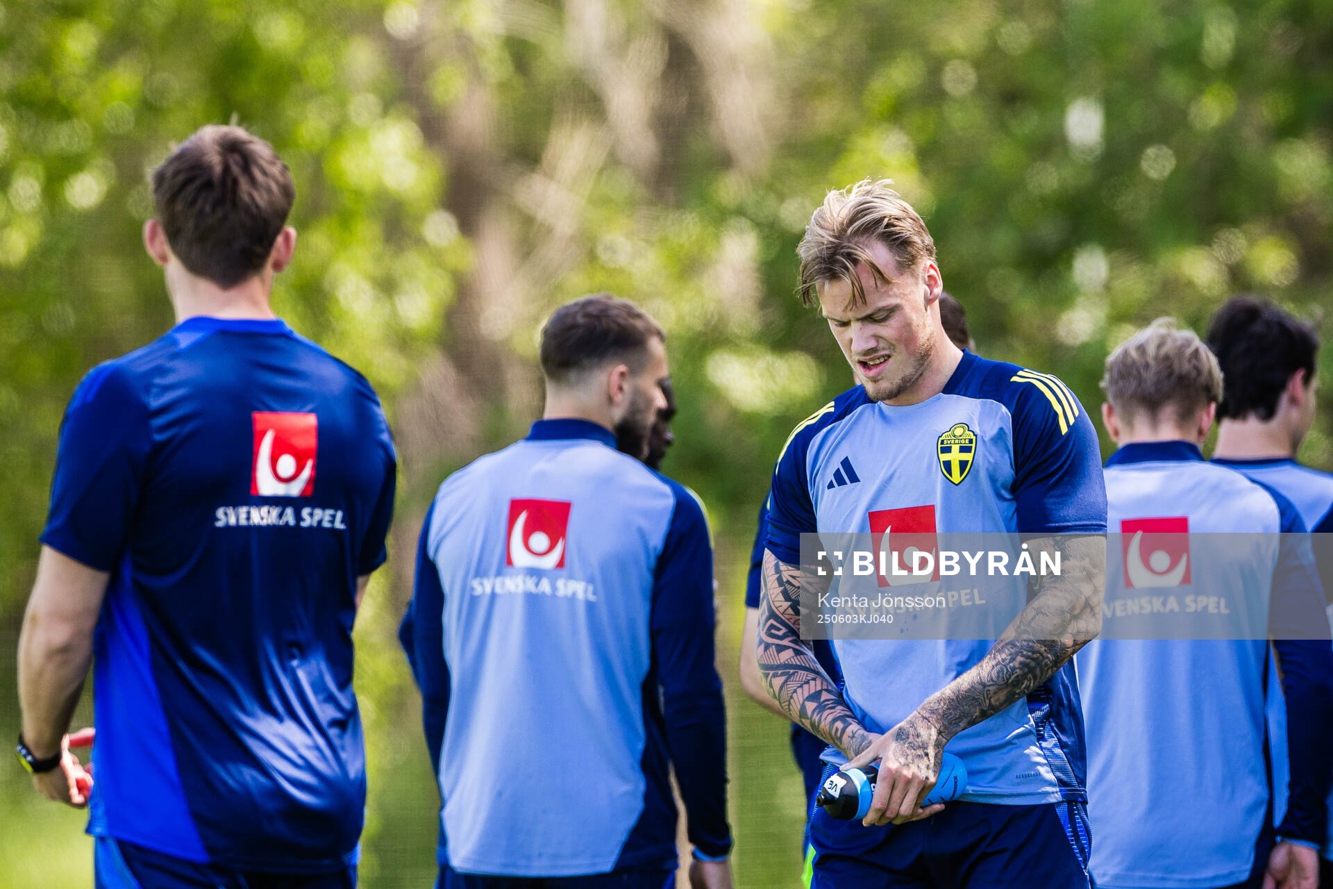 Victor Eriksson of the Swedish men's national football team