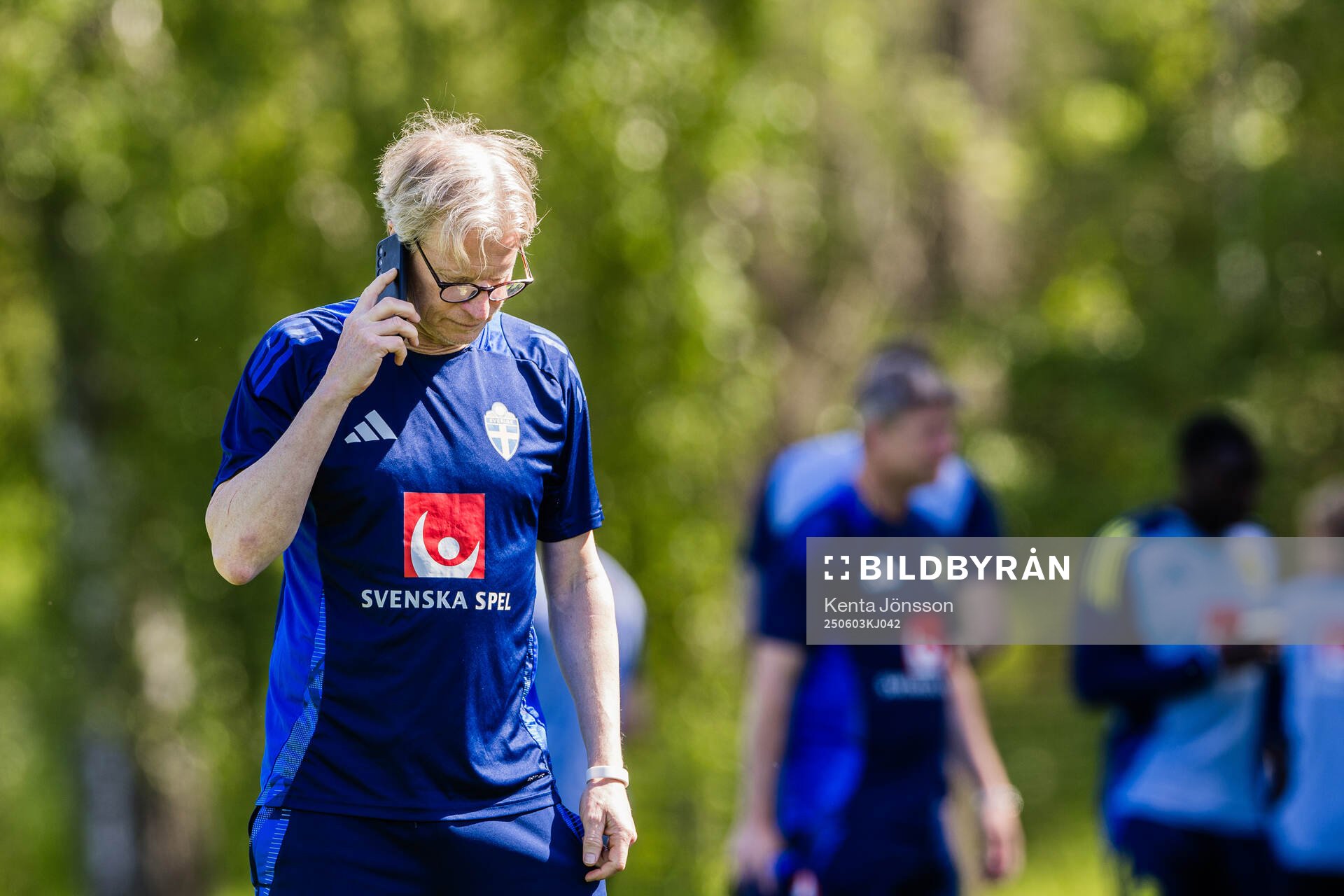 Team manager Stefan Pettersson of the Swedish men's