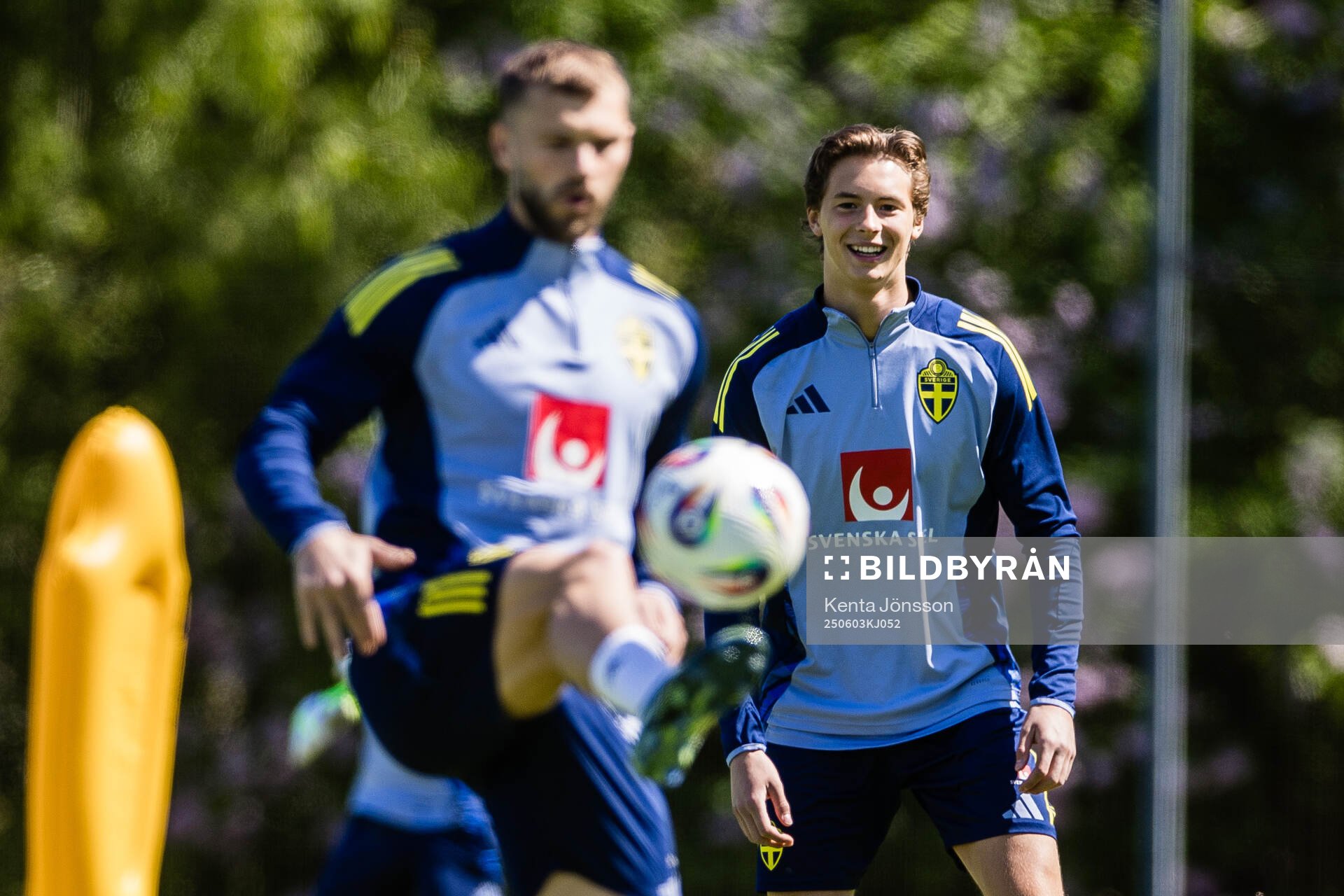 John Mellberg of the Swedish men's national football team
