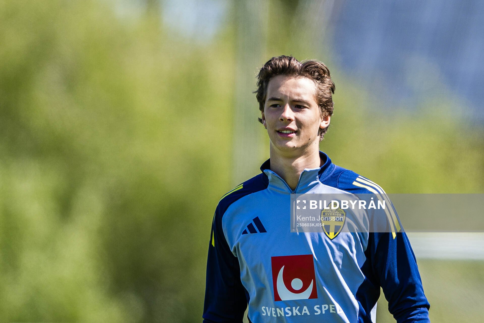 John Mellberg of the Swedish men's national football team