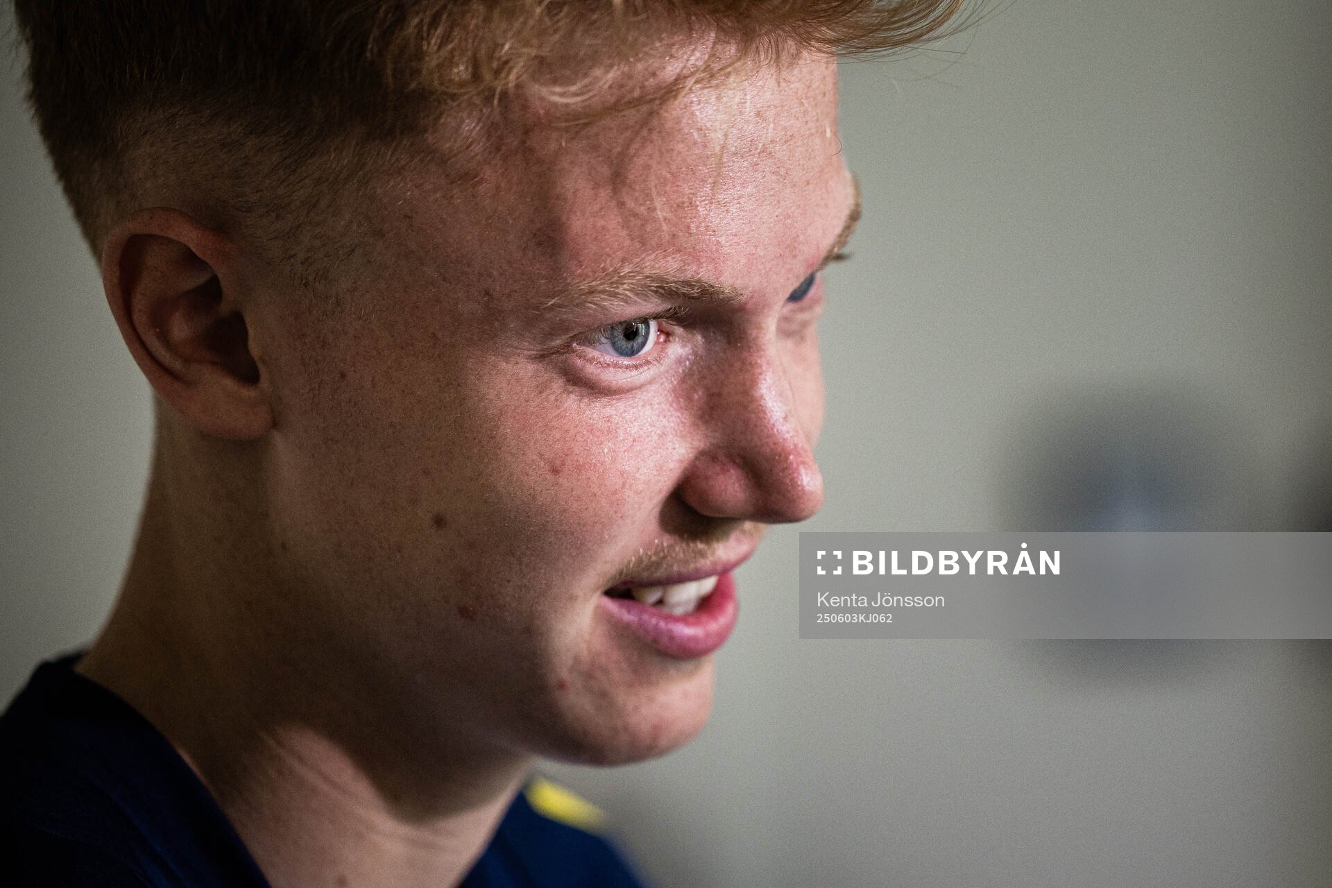 Hugo Larsson of the Swedish men's national football team in