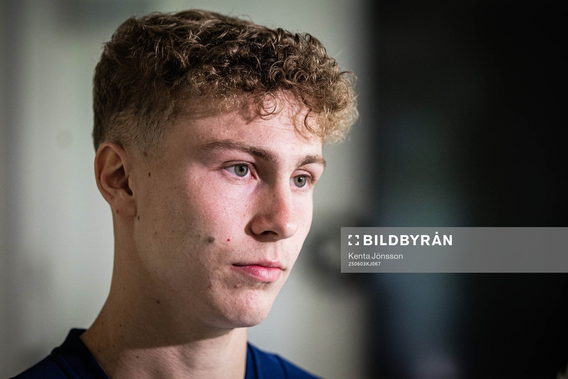 Hugo Bolin of the Swedish men's national football team in