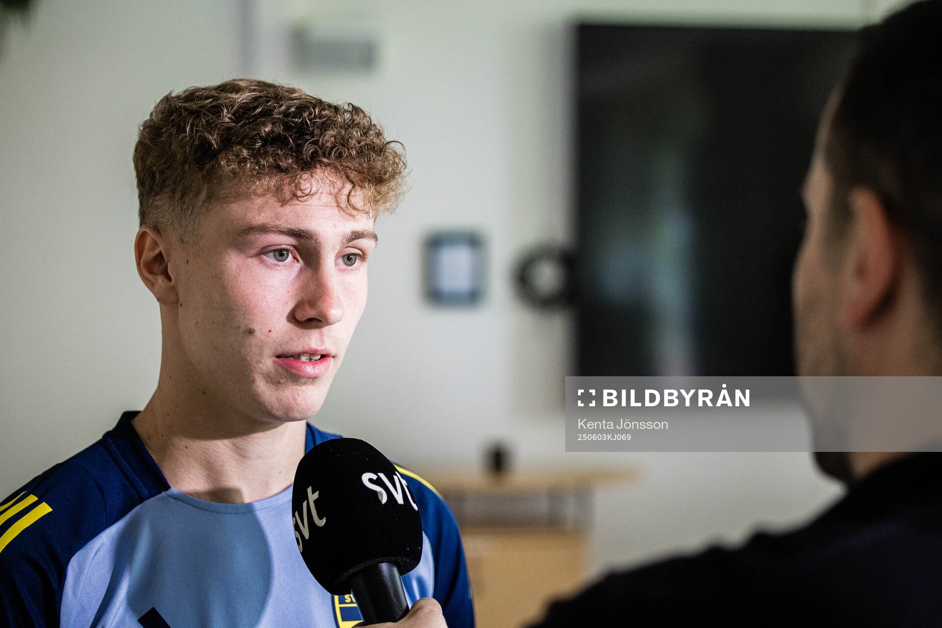 Hugo Bolin of the Swedish men's national football team in
