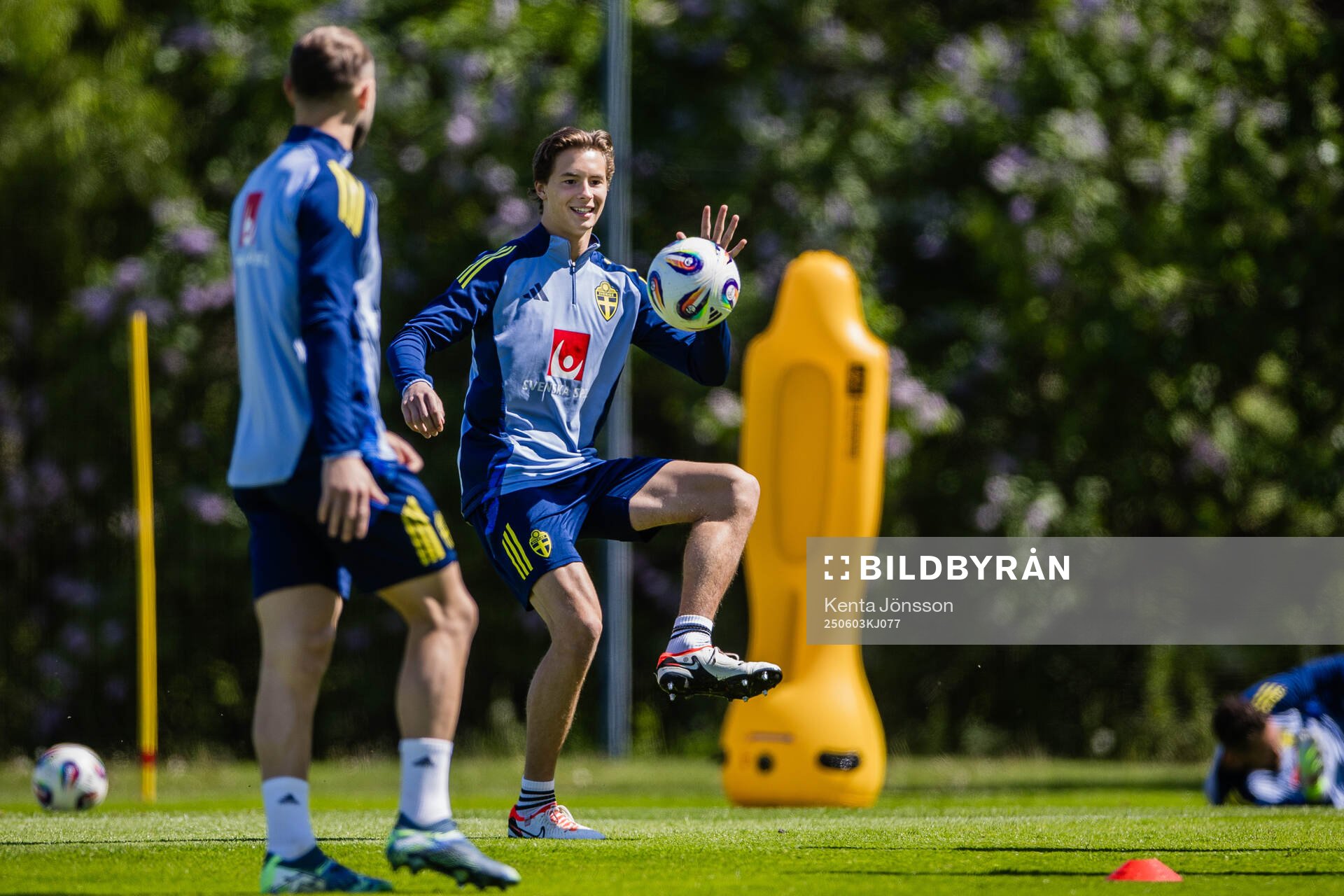 John Mellberg of the Swedish men's national football team