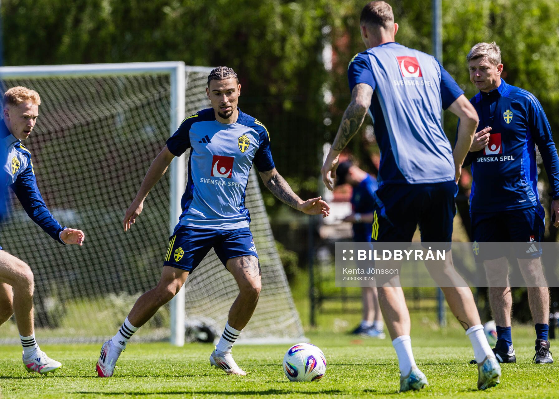 Jordan Larsson of the Swedish men's national football team