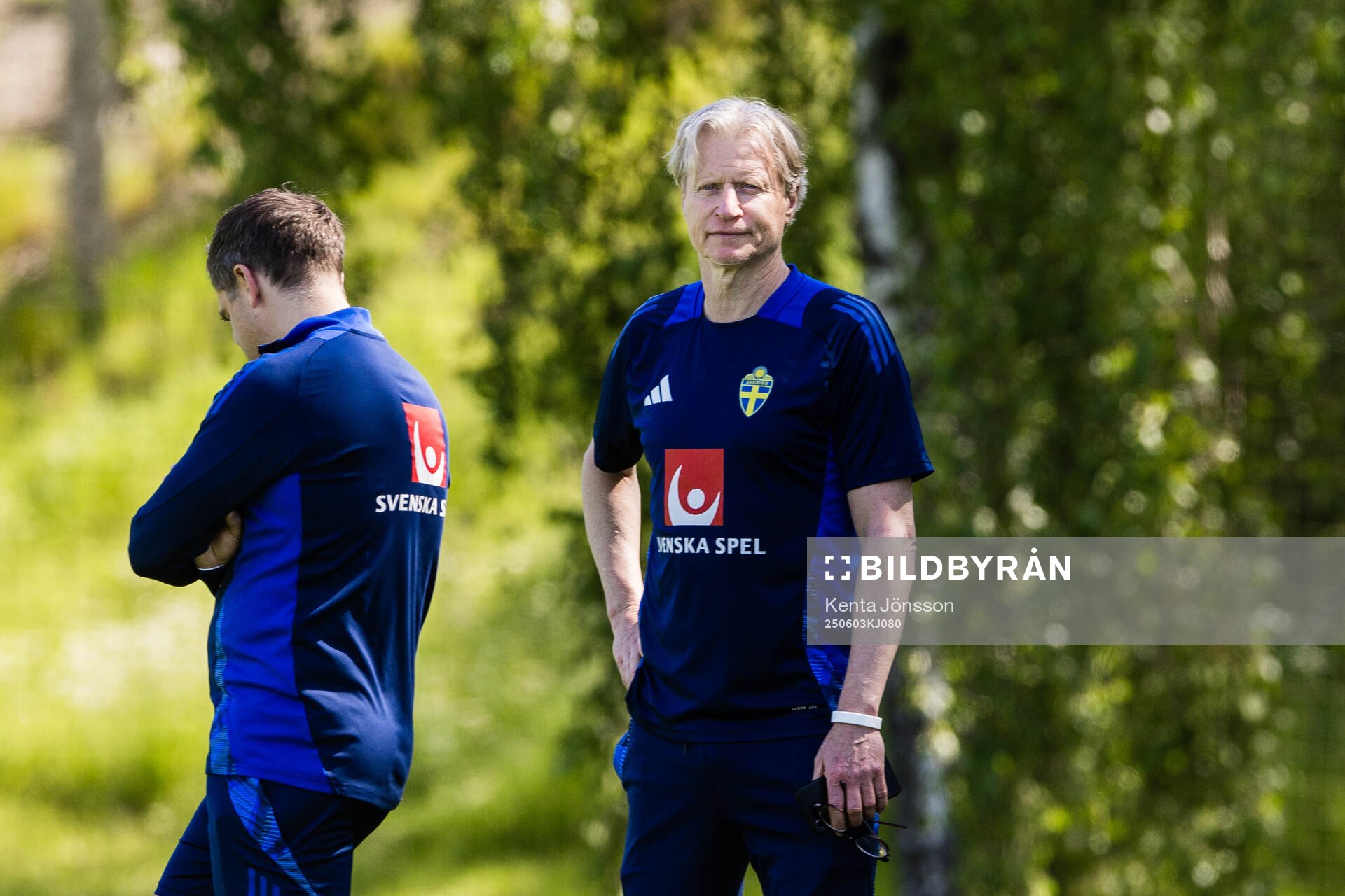 Team manager Stefan Pettersson of the Swedish men's
