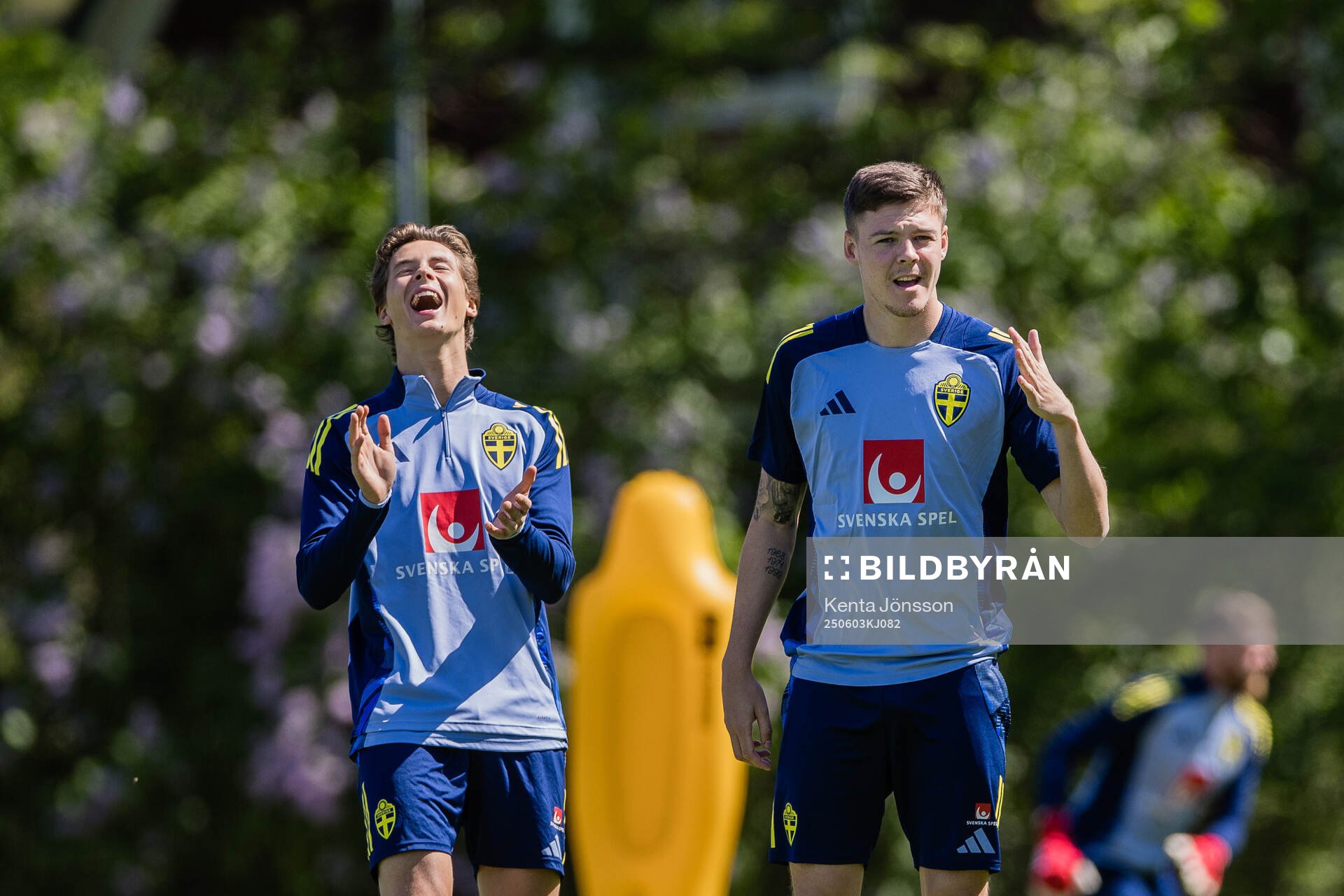 John Mellberg and Emil Holm of the Swedish men's national