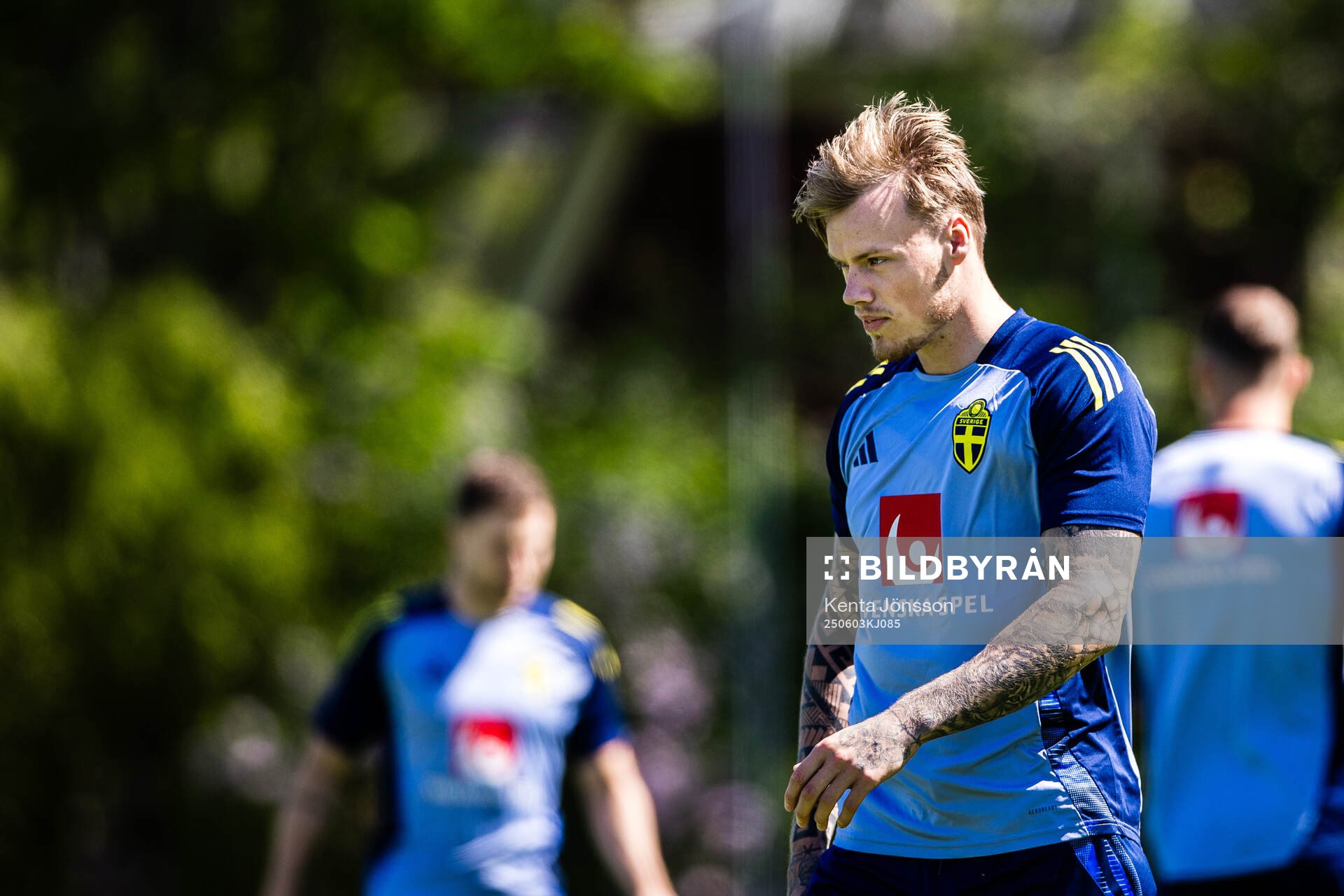 Victor Eriksson  of the Swedish men's national football team