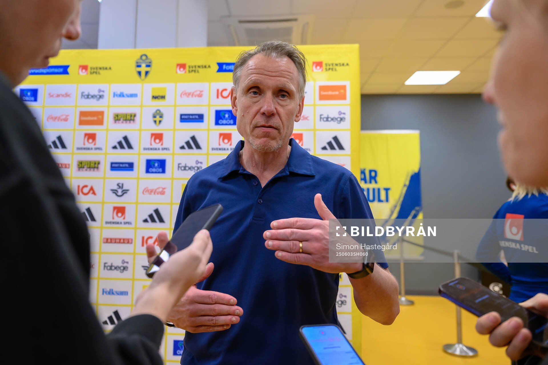 Head coach Andreé Jeglertz of Denmark