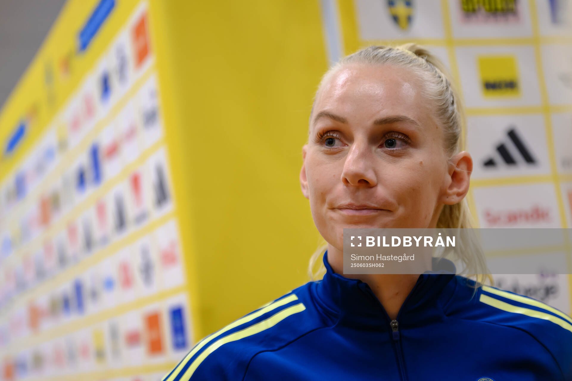 Stina Blackstenius of Sweden