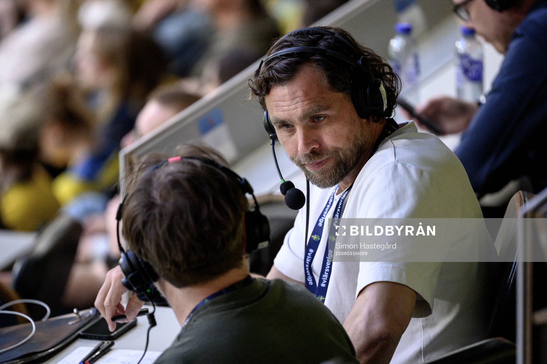 Johan Elmander of Swedish radio broadcaster Sveriges Radio