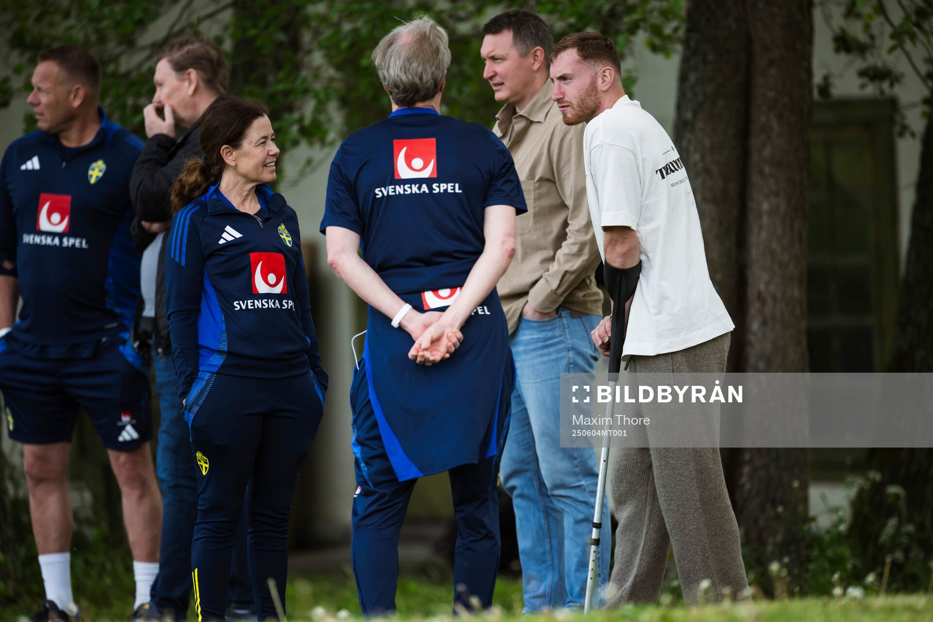 Media officer Petra Thorén, Kim Källström, head of
