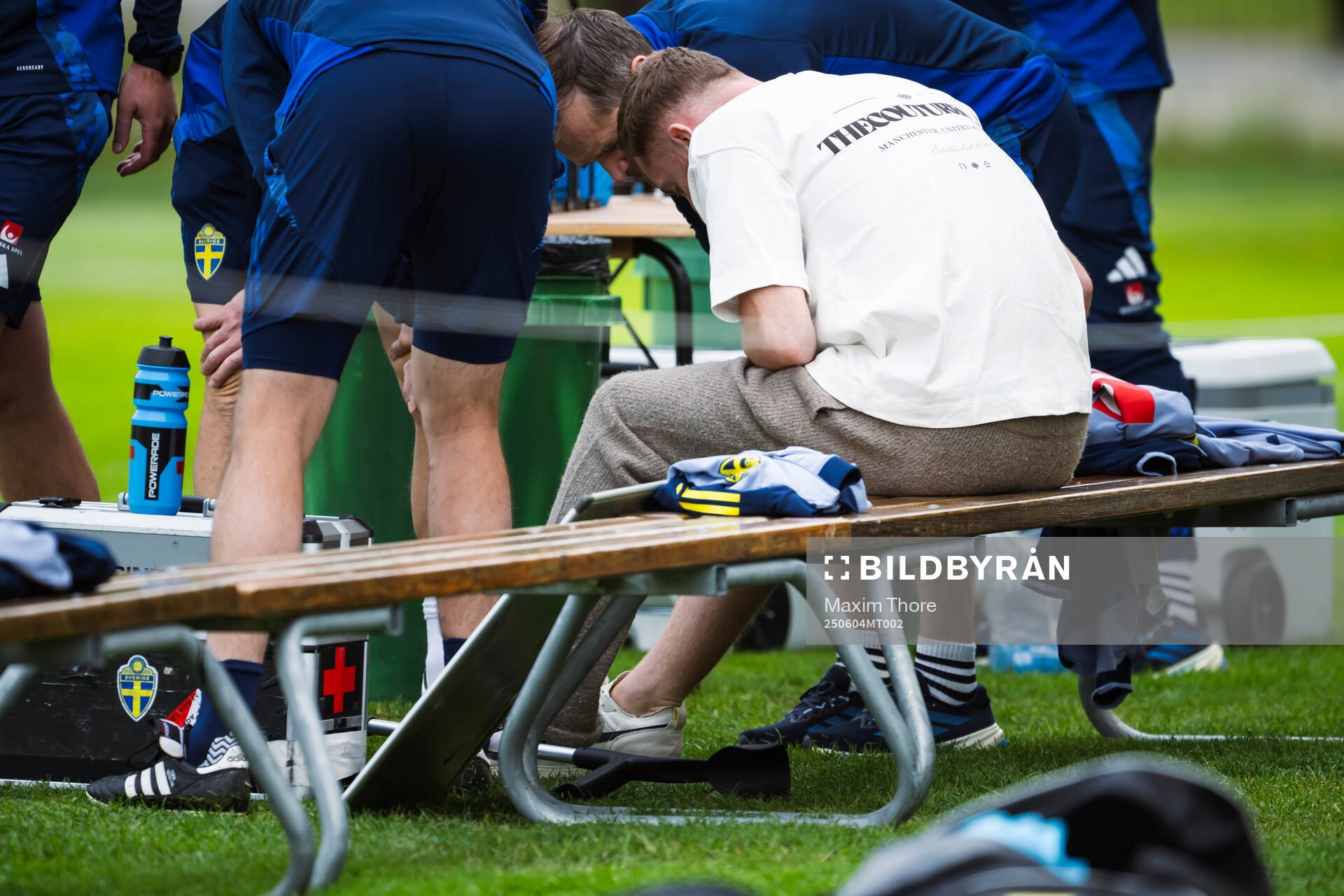 Dejan Kulusevski of the Swedish national football team at a