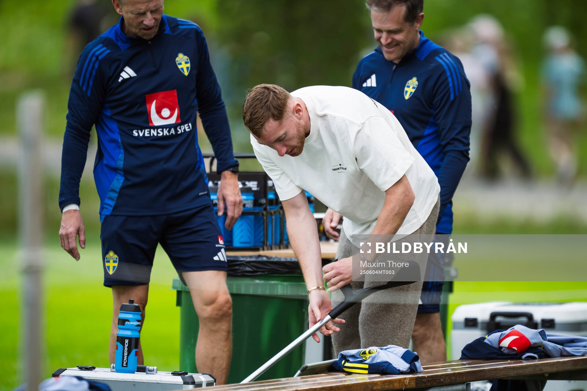 Dejan Kulusevski of the Swedish national football team at a