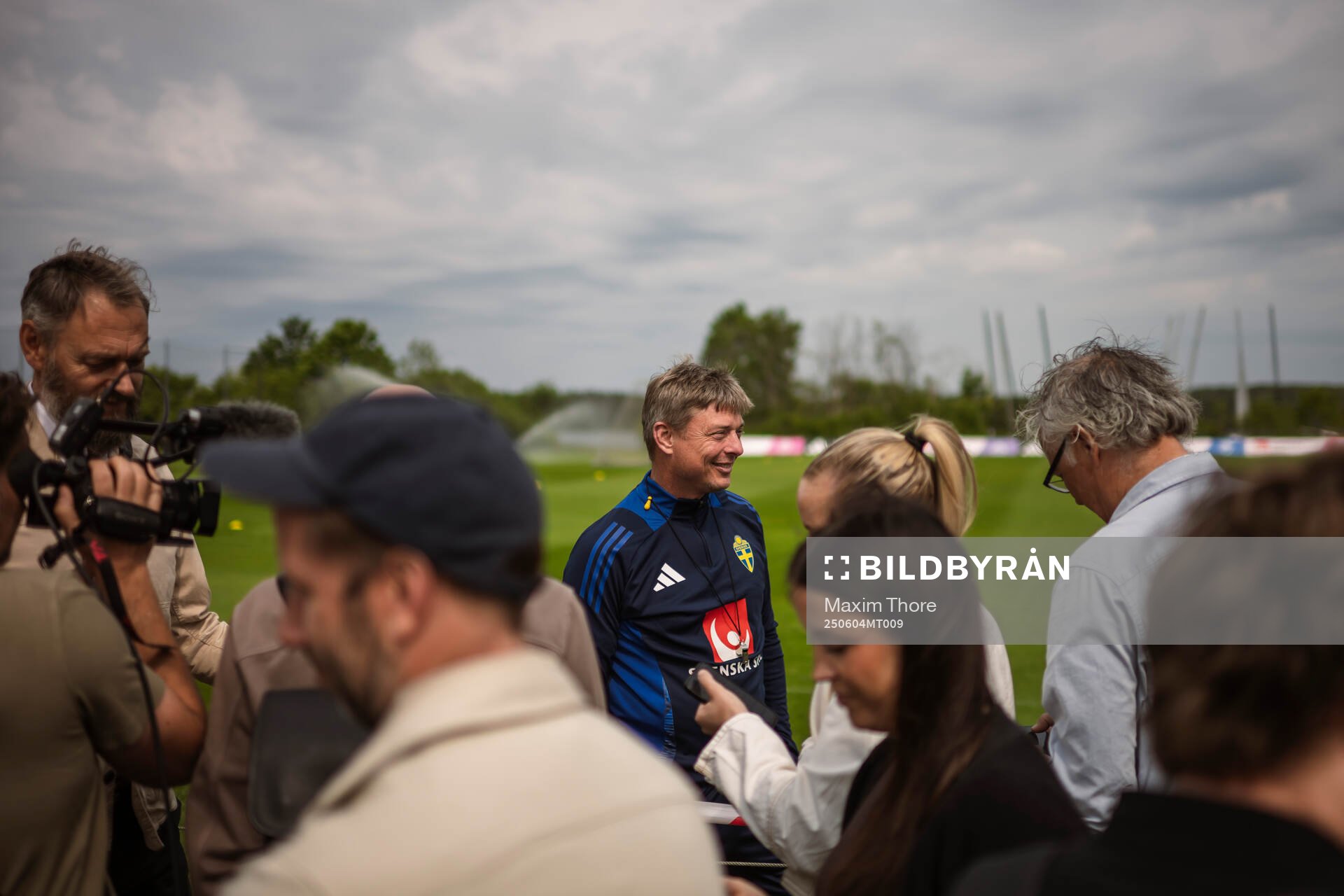 Head coach Jon Dahl Tomasson of the Swedish national