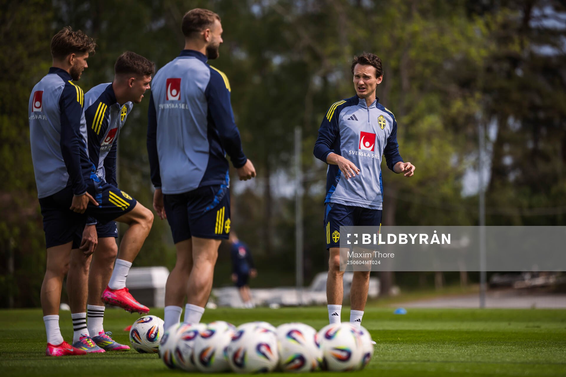 Hjalmar Ekdal of the Swedish national football team at a