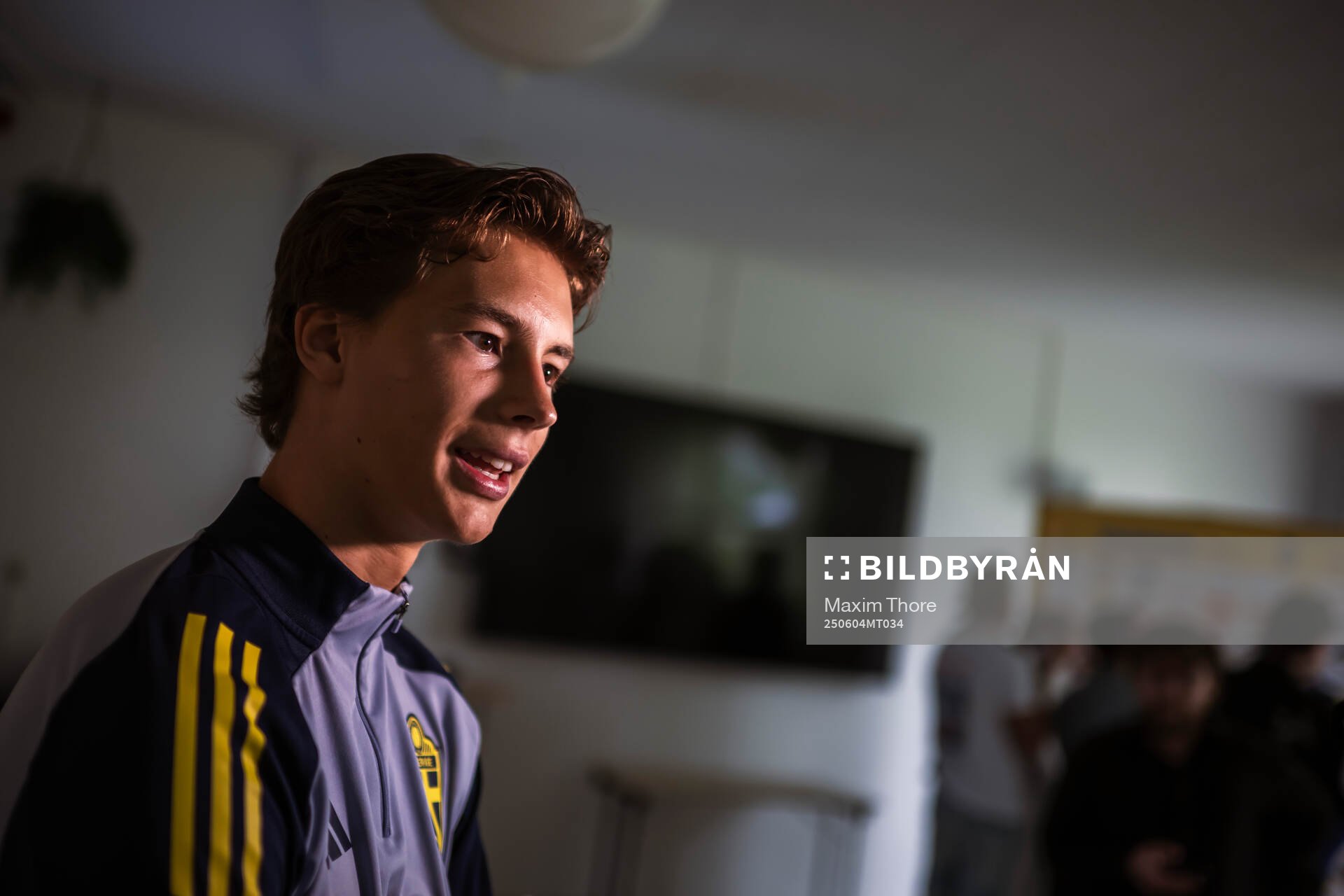 John Mellberg of the Swedish men’s national football team