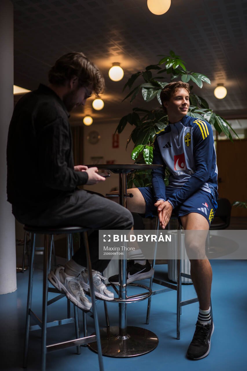 John Mellberg of the Swedish men’s national football team