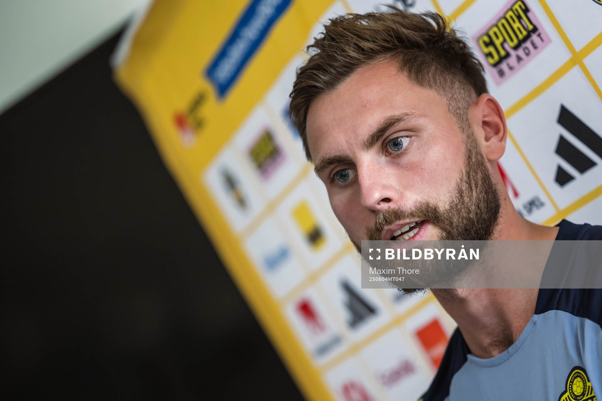 Axel Norén of the Swedish men’s national football team