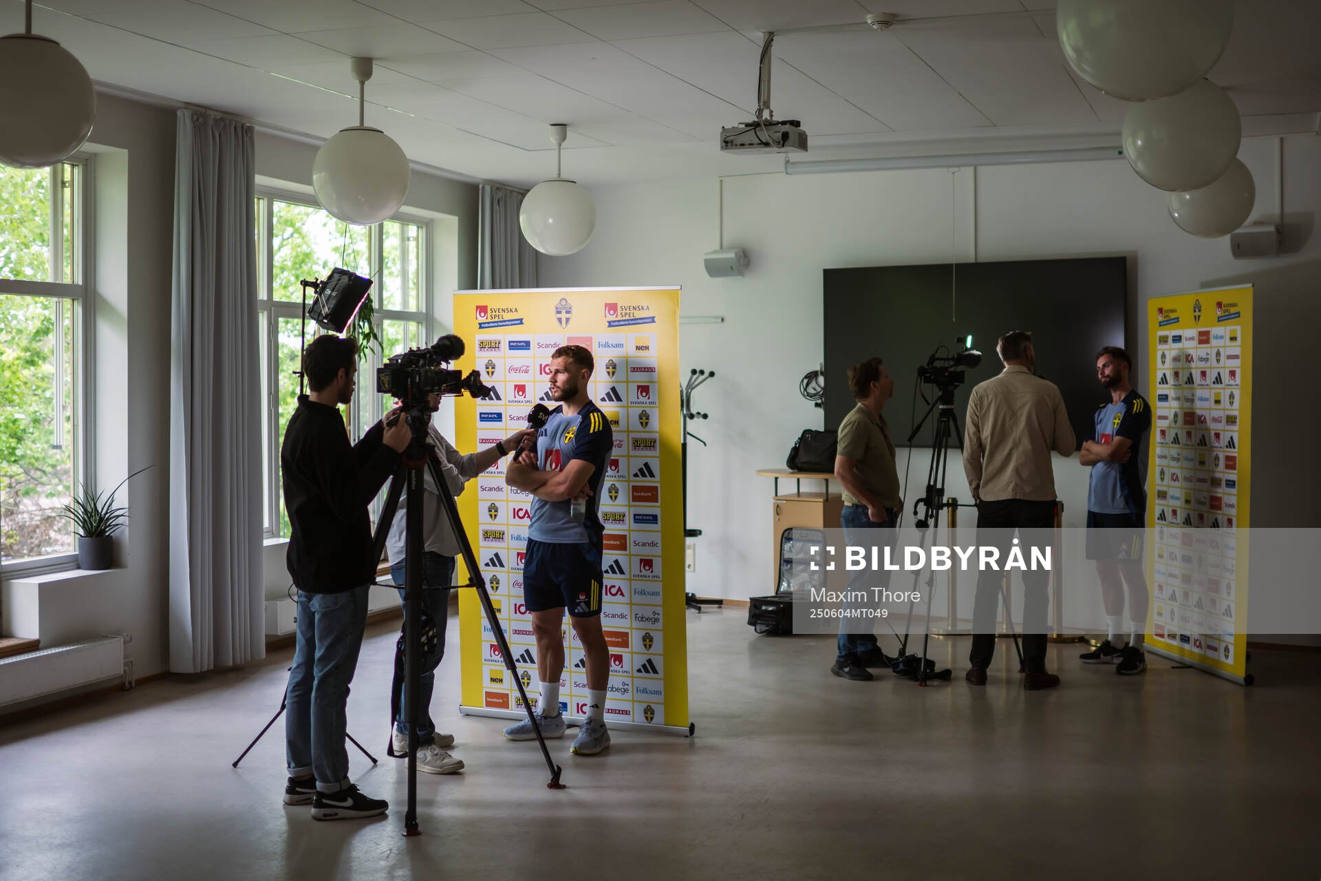Jesper Karlström and Axel Norén of the Swedish men’s