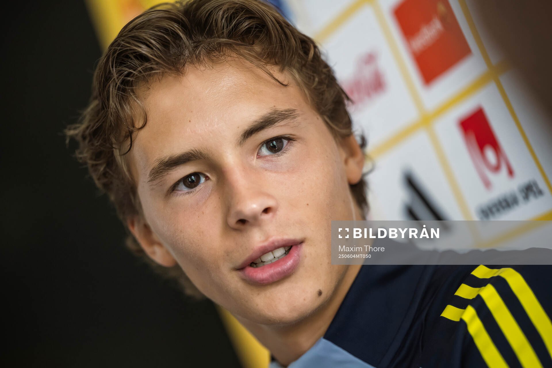 John Mellberg of the Swedish men’s national football team