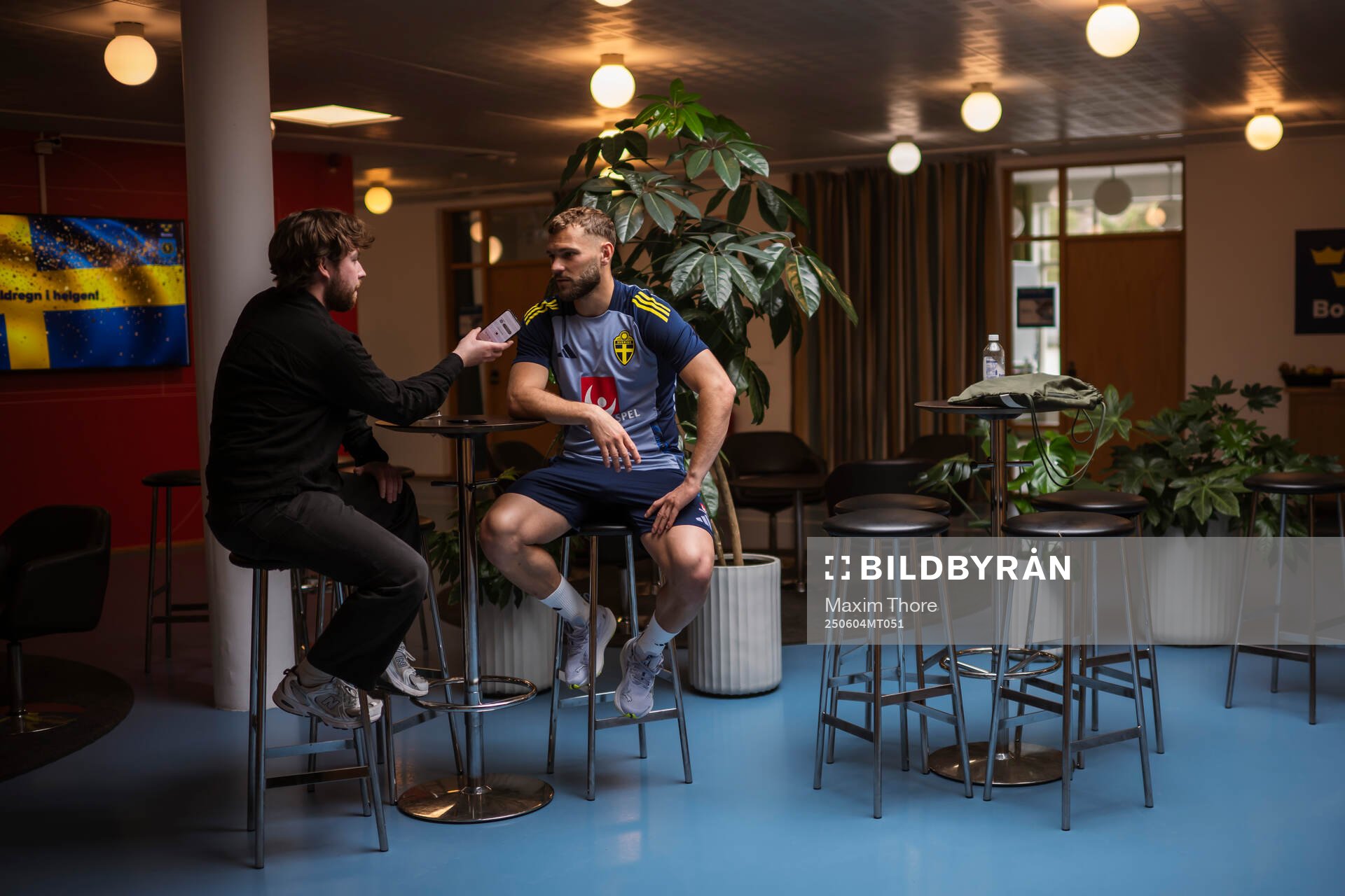 Jesper Karlström of the Swedish men’s national football