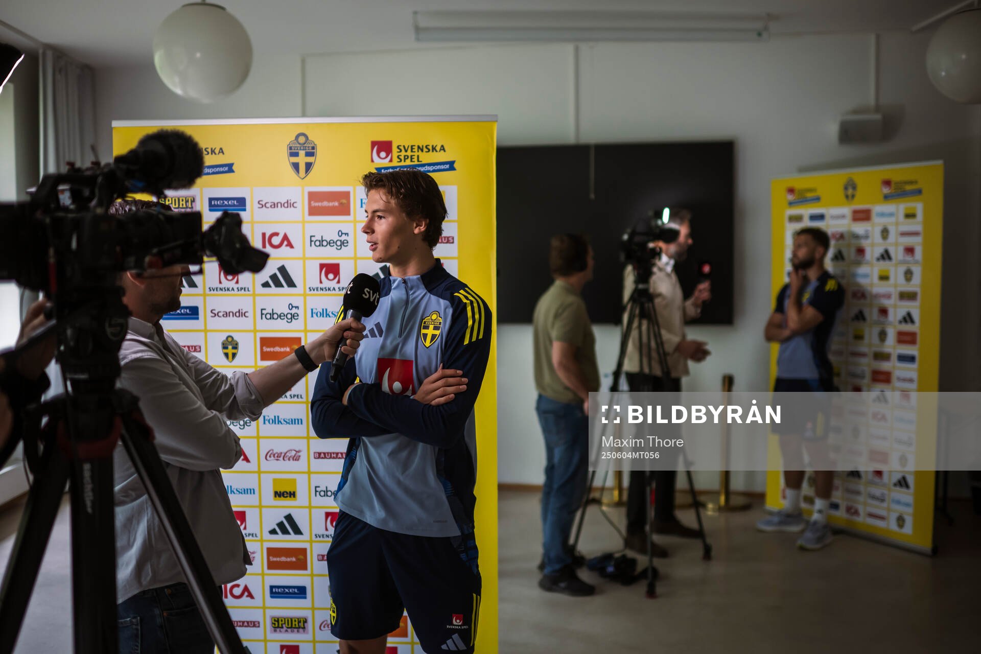 John Mellberg of the Swedish men’s national football team