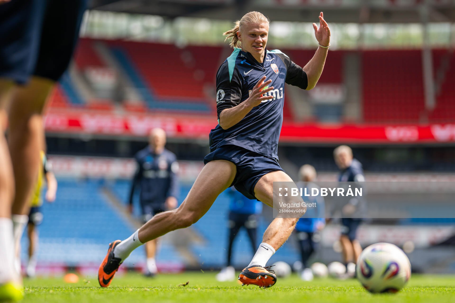 Erling Braut Haaland of the Norwegian national football team