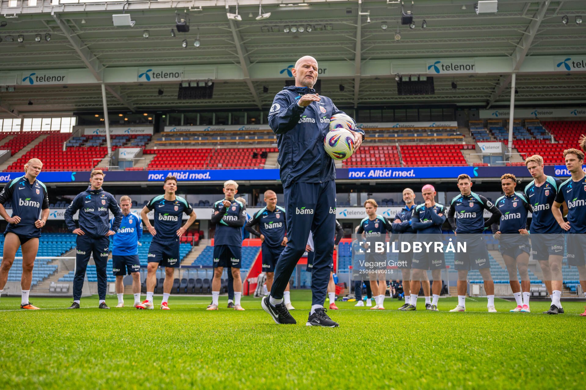 Ståle Solbakken, head coach of the Norwegian national