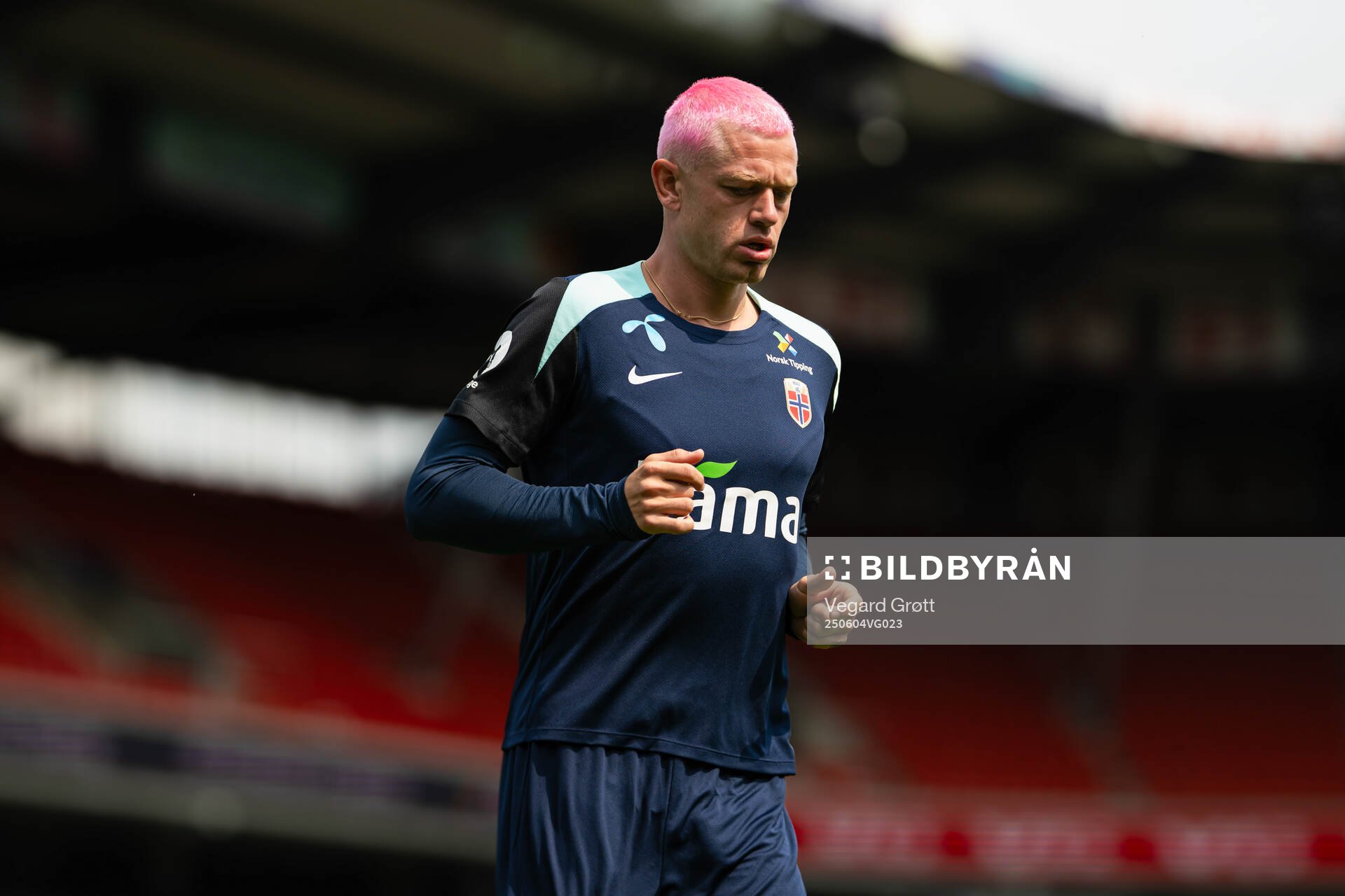 Julian Ryerson of the Norwegian national football team