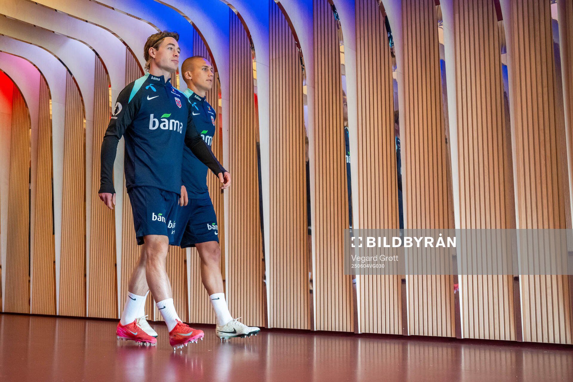 Patrick Berg and Leo Østigård of the Norwegian national