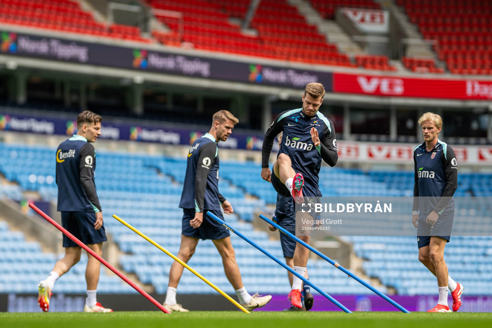 Alexander Sørloth of the Norwegian national football team