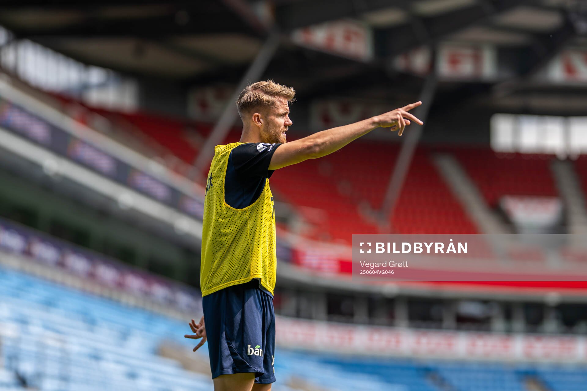 Kristoffer Ajer of the Norwegian national football team