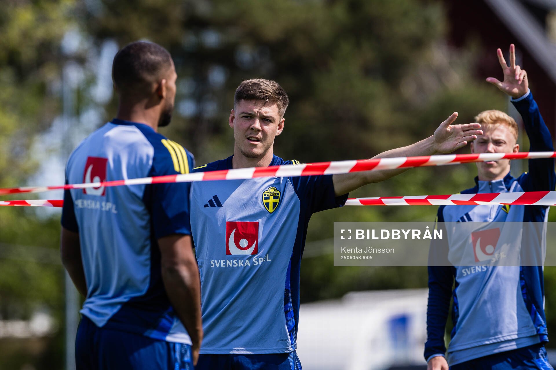 Emil Holm of the Swedish men's national football team