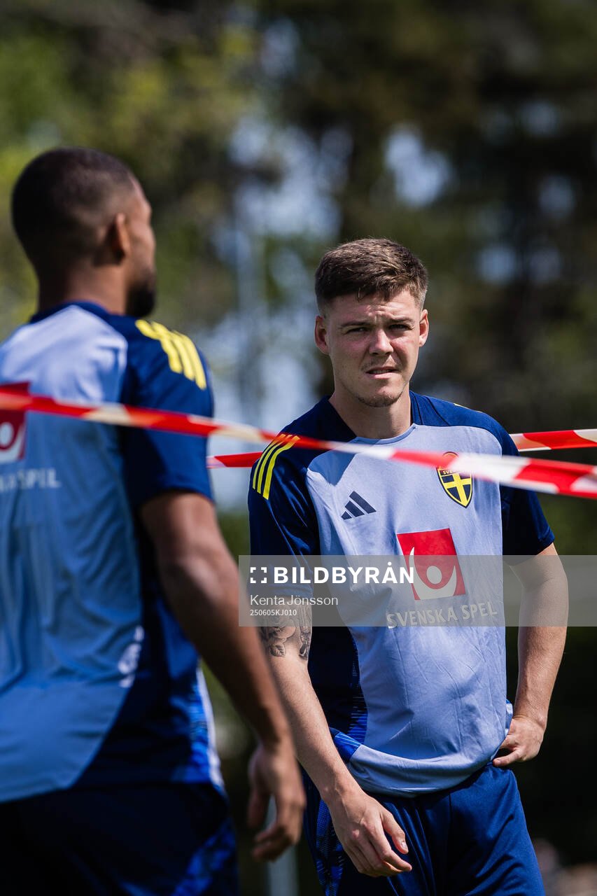 Emil Holm of the Swedish men's national football team