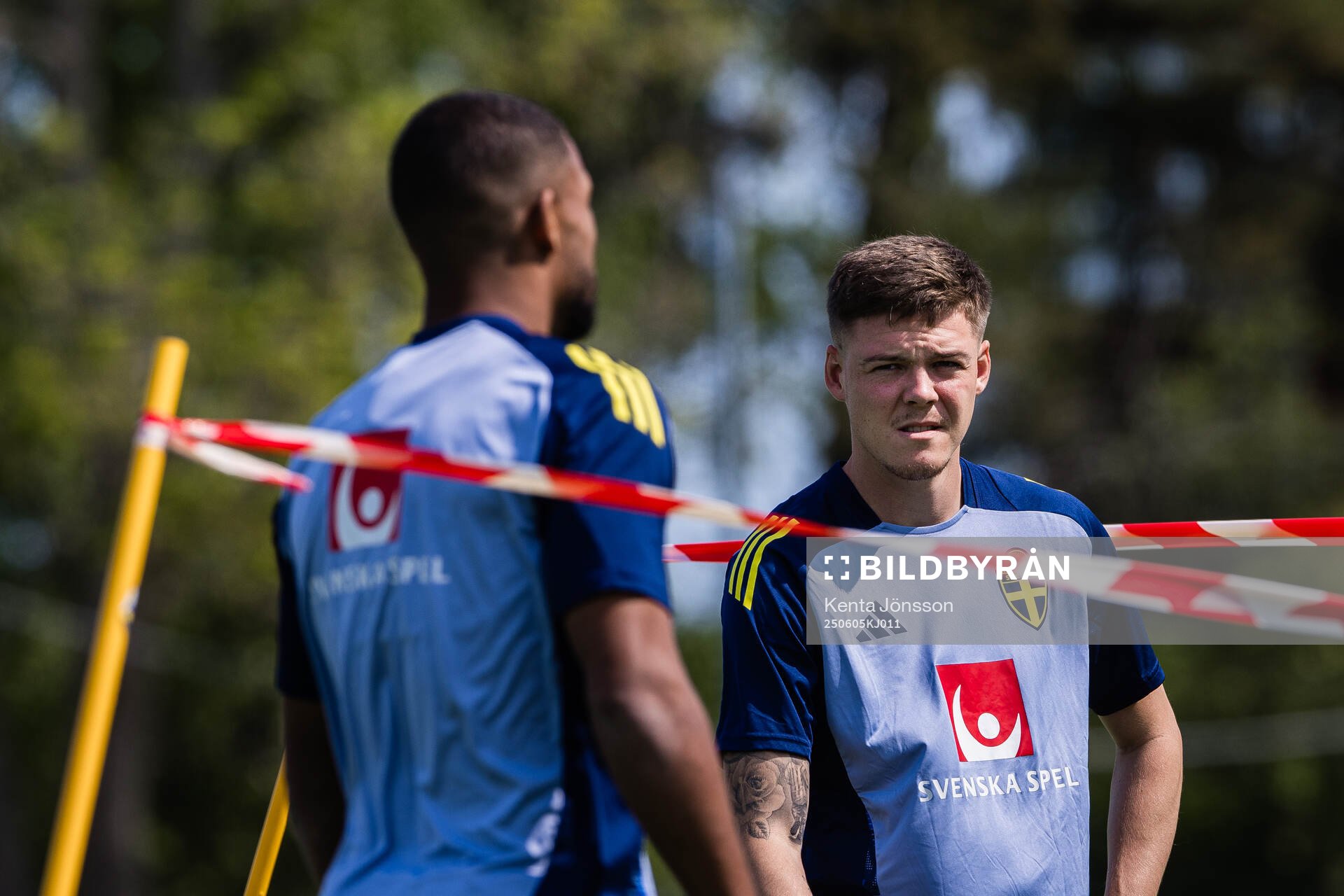 Emil Holm of the Swedish men's national football team
