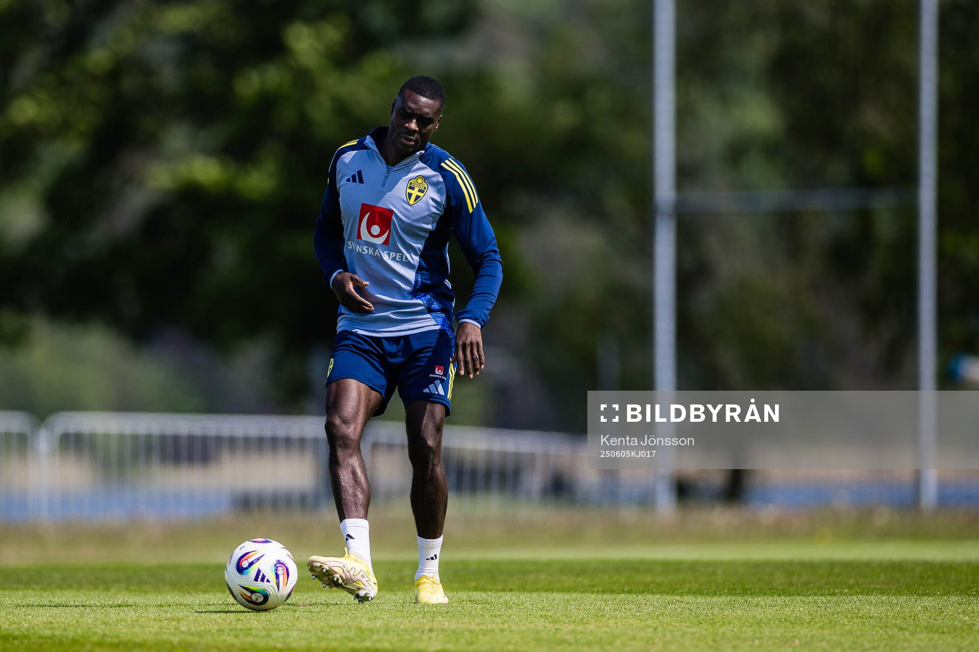 Ken Sema of the Swedish men's national football team