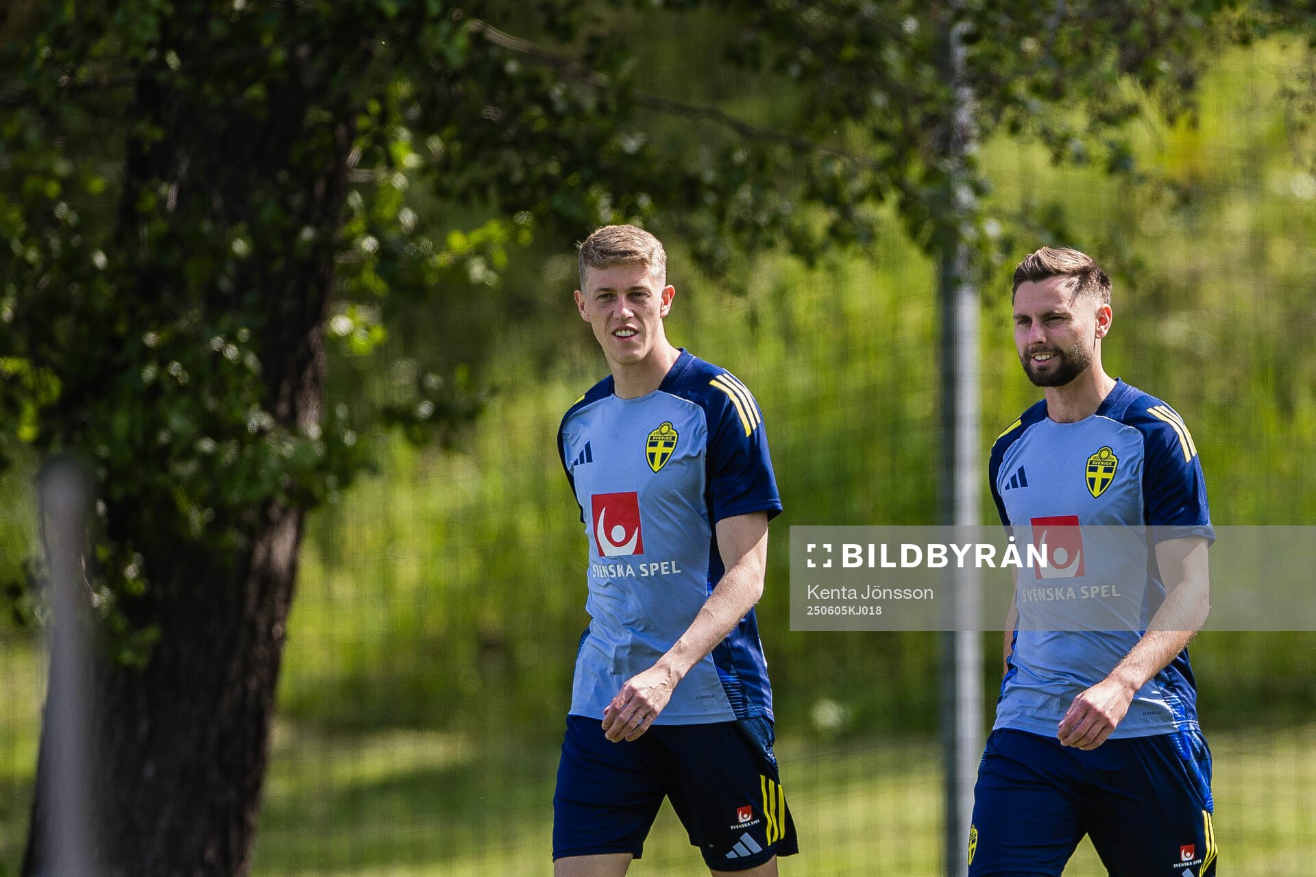 Alexander Bernhardsson and Axel Norén of the Swedish men's